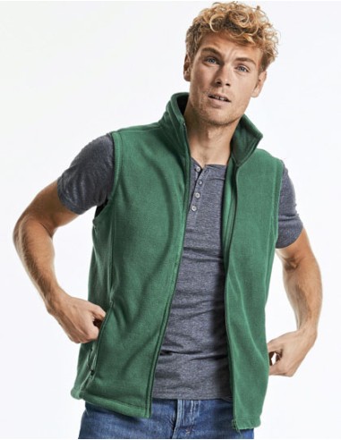 RUS-0R872M0-Mens Outdoor Fleece Gilet